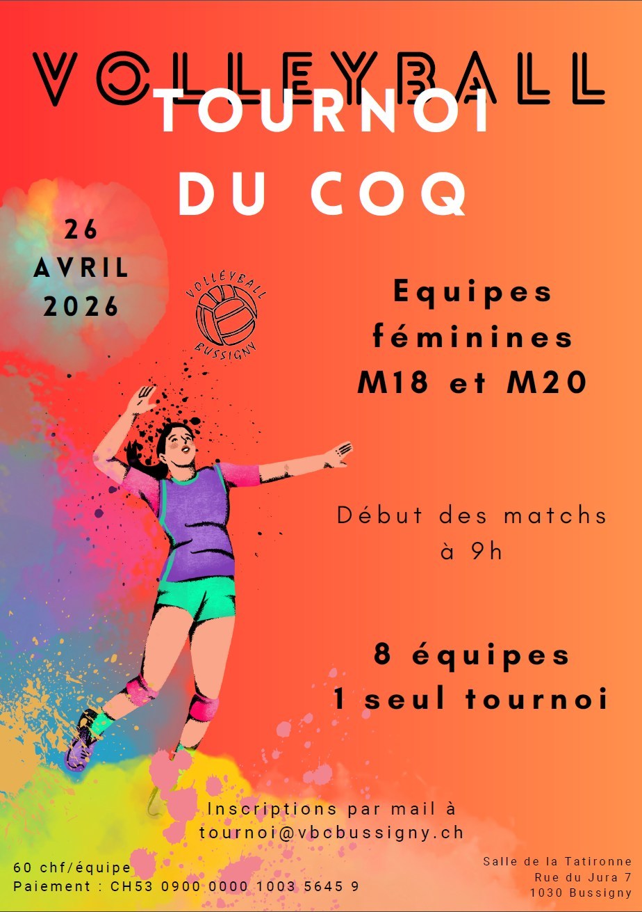 Tournoi VBC Bussigny 26.04.26